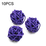 10 PCS Artificial Straw Ball For Birthday Party Wedding Christmas Home Decor