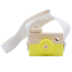 Children Wooden Camera Photography Props Creative Hand Made Toys Photo Props Decorative Ornaments