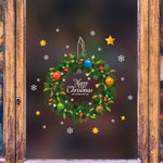 Christmas Decorations Stickers Glass Window Wall Stickers