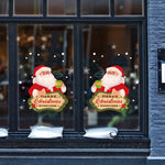 Christmas Decorations Stickers Glass Window Wall Stickers