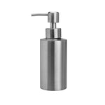 Stainless Steel Soap Dispenser Cylindrical Straight Emulsion Bottle