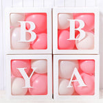 Wedding Birthday Party Decoration Transparent Letter Balloon Box