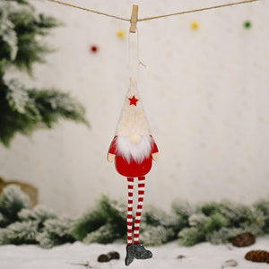 Christmas Ornaments Forest Old Man Doll Pendant