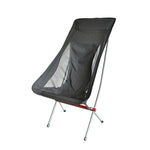 Outdoor Portable Folding Chair Ultralight Aluminum Alloy Moon Camping Beach Chair