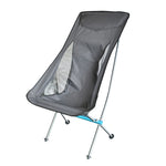 Outdoor Portable Folding Chair Ultralight Aluminum Alloy Moon Camping Beach Chair