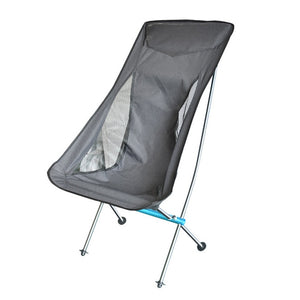 Outdoor Portable Folding Chair Ultralight Aluminum Alloy Moon Camping Beach Chair