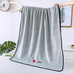 Soft Thick Absorbent Fiber Couple Large Bath Towels