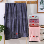 Soft Thick Absorbent Fiber Couple Large Bath Towels