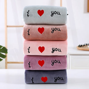 Soft Thick Absorbent Fiber Couple Large Bath Towels