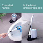 Disposable Toilet Brush Set Simple Disposable Cleaning Brush Household With Cleaning Liquid Toilet Brush