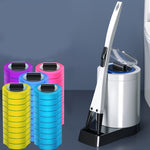 Disposable Toilet Brush Set Simple Disposable Cleaning Brush Household With Cleaning Liquid Toilet Brush