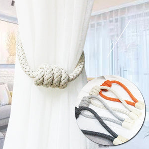 A016 Curtain Straps Free Perforation Free Installation Tassel Hanging Ball Magnet Curtain Buckle