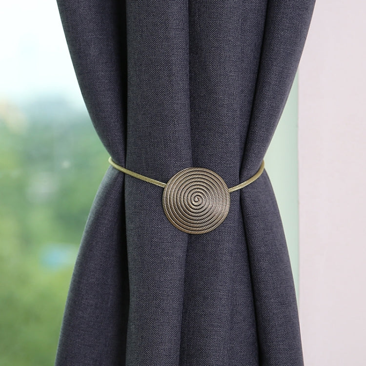 E003 Metal Curtain Magnetic Buckle Strap Curtain Clip Bedroom Living Room Free Perforated Curtain Buckle