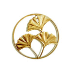 Home Living Room Iron Art Wall Hanging Gold Three-Dimensional Leaf Wall Hanging Decorative Painting