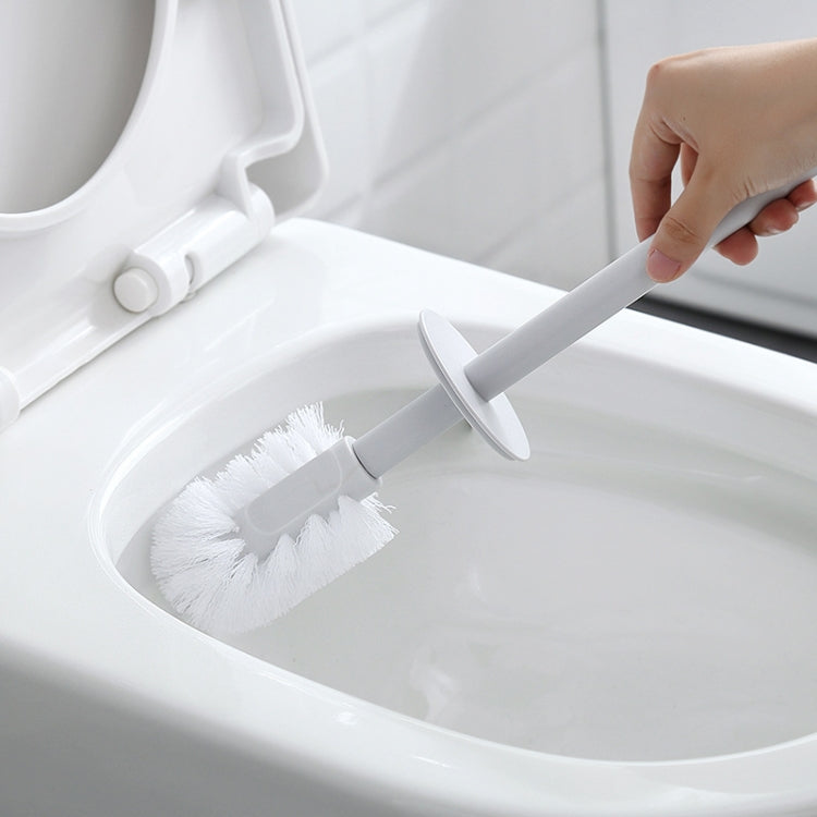 Toilet Brush With Base Household Toilet Long-Handled Soft-Bristled Toilet Cleaning Brush Set