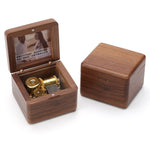 Frame Style Music Box Wooden Music Box Novelty Valentine Day Gift,Style: