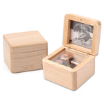 Frame Style Music Box Wooden Music Box Novelty Valentine Day Gift,Style: