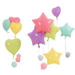 20 PCS Macaron Aluminum Film Balloons Birthday Wedding Party Supplies Random Style Color Delivery