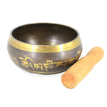 FB02-T8 Buddha Sound Bowl Yoga Meditation Bowl Home Decoration, Random Color And Pattern Delivery