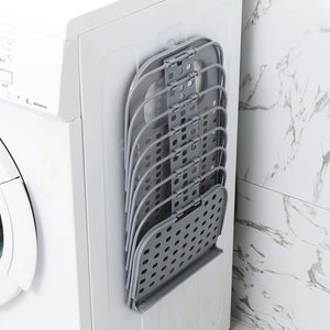 Household Bathroom Wall-Mounted Perforation-Free Folding Dirty Clothes Basket Toy Storage Basket