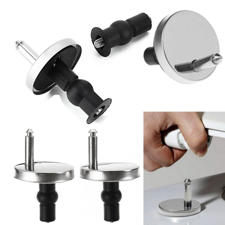 1 Pair 3903 Zinc Alloy Toilet Seat Hinge Installation Nut Quick Release Installation Screw