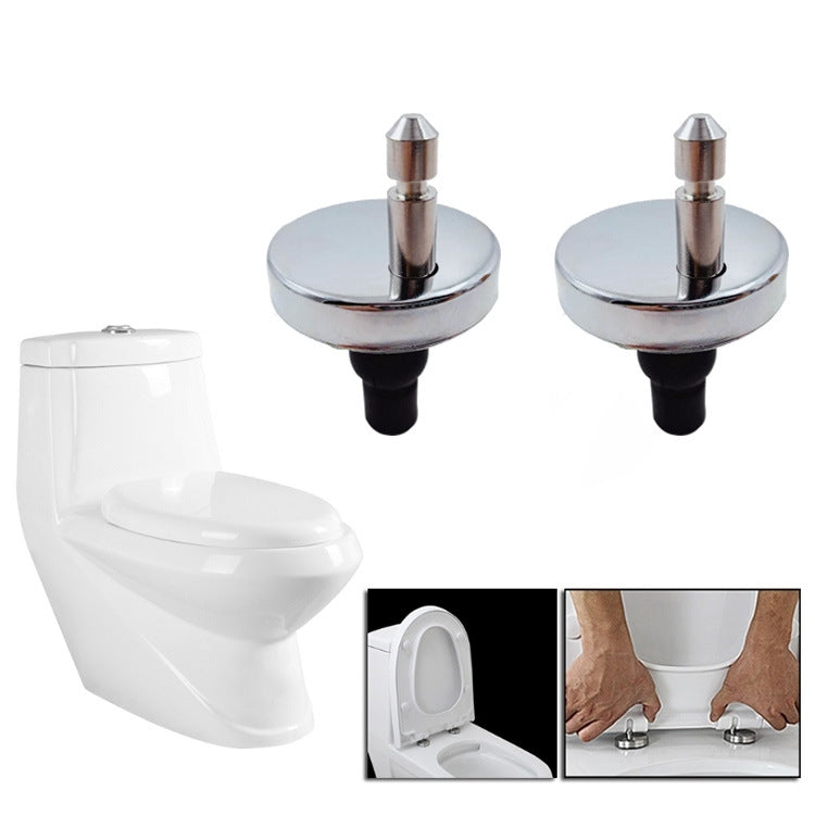 1 Pair 3903 Zinc Alloy Toilet Seat Hinge Installation Nut Quick Release Installation Screw