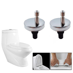 1 Pair 3903 Zinc Alloy Toilet Seat Hinge Installation Nut Quick Release Installation Screw