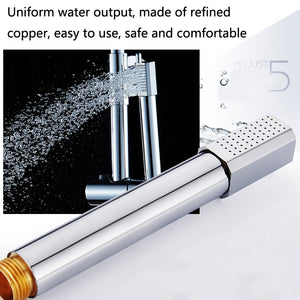 Brass Stainless Steel Hand-Held Pressurized Shower Head