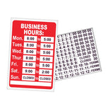 Company Shop Coffee Business Premises Business Hours Sticker