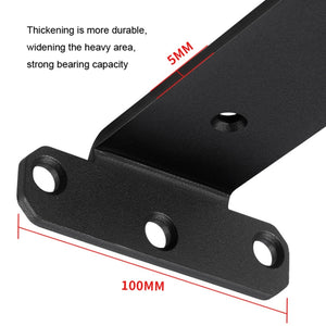 5mm Thick Triangular Bracket Bookshelf Partition Plate