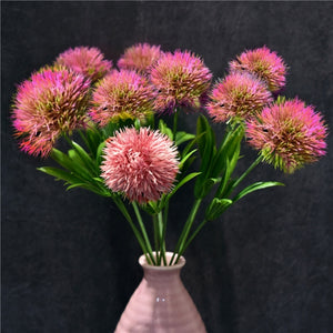 10 PCS Artificial Flowers Dandelion Plastic Flower Wedding Home Valentine Decoration