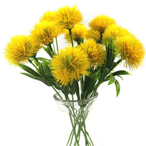 10 PCS Artificial Flowers Dandelion Plastic Flower Wedding Home Valentine Decoration