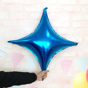 10 PCS Four-pointed Star Children Party Decoration Balloon Theme Bbirthday Balloon Package Accessories