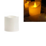 Cylindrical LED Electronic Candle Light Simulation Wedding Candlestick Candle