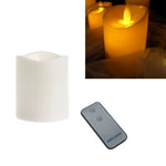 Cylindrical LED Electronic Candle Light Simulation Wedding Candlestick Candle