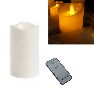 Cylindrical LED Electronic Candle Light Simulation Wedding Candlestick Candle